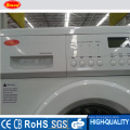 Household front loading automatic drum washing machine with dryer